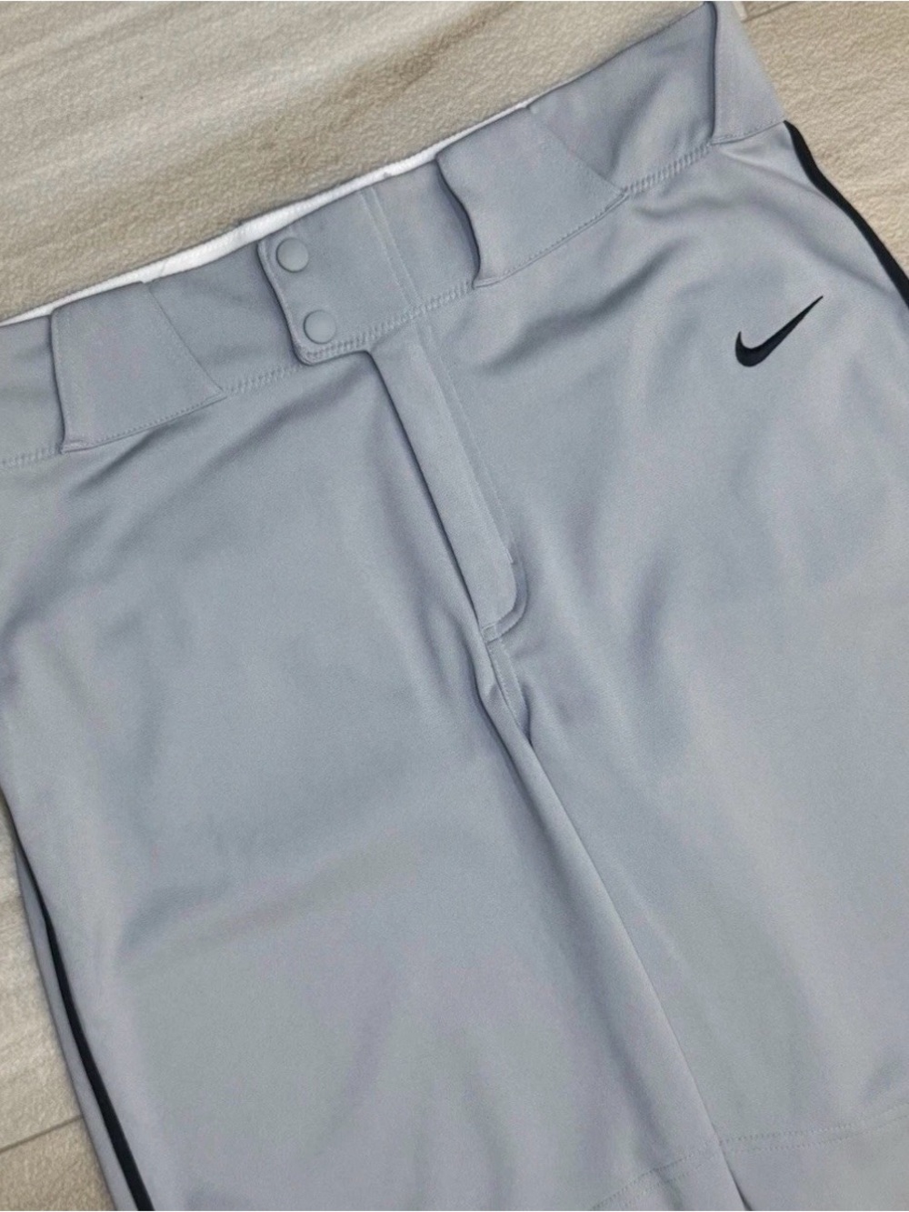 Nike Mens Grey Baseball Pants Team Engineered Piping Size Large - Picture 4 of 10